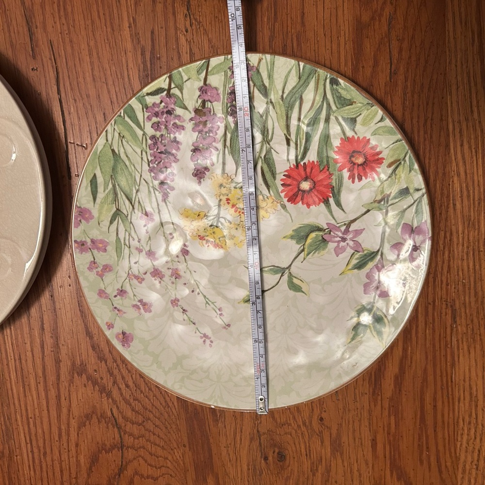 Floral Patterned Plates - Picture 6 of 6